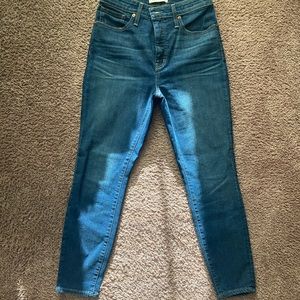 Madewell curvy high rise skinny jeans